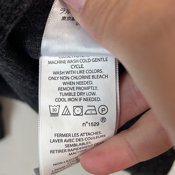 Polo by Ralph Lauren Men's Estate Rib 1/4 Zip Sweater Charcoal L - Picture 7 of 7